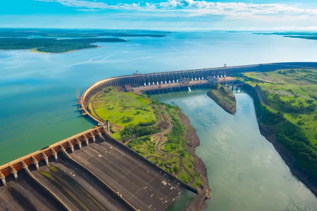 barragem hidrelétrica de Itaipu