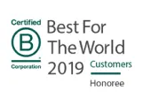 Certified Corporation - Best for the World 2019 - Customers Honoree