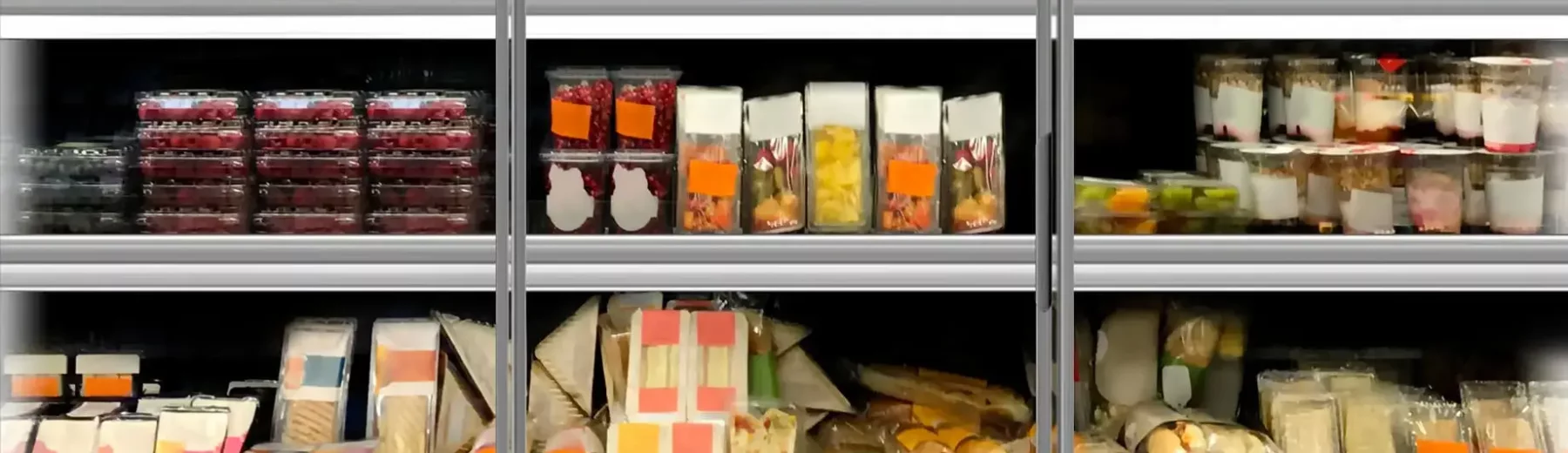 freezer com variedade de alimentos